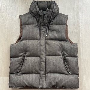 John Varvatos brown vest